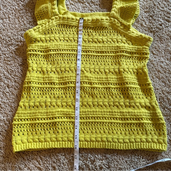 Vintage Yellow Knit Top By Scoop Size S/CH - Picture 8 of 8
